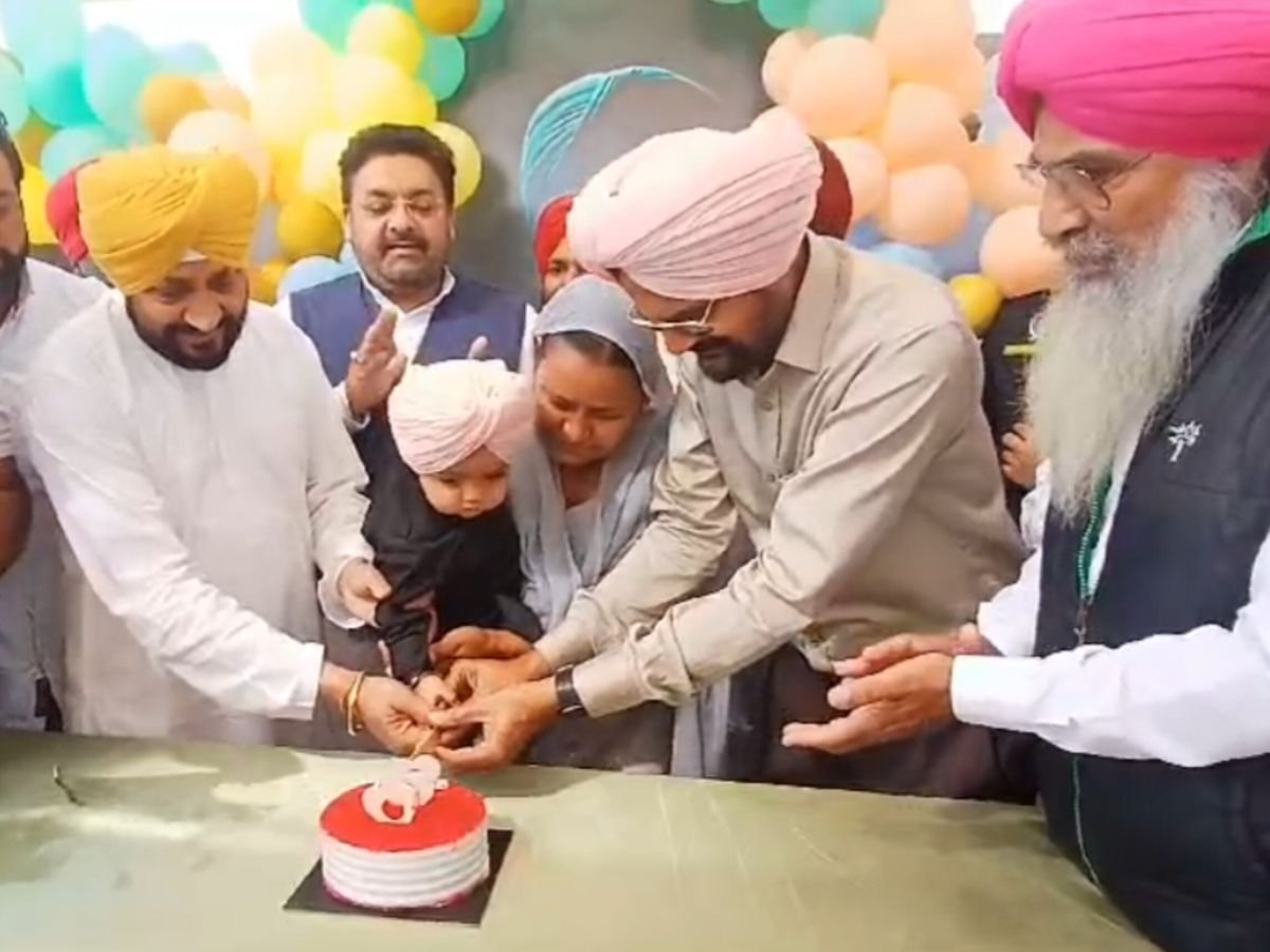 सिद्धू मूसेवाला के छोटे भाई के पहले जन्मदिन पर पहुंचे पूर्व मुख्यमंत्री चरणजीत सिंह चन्नी